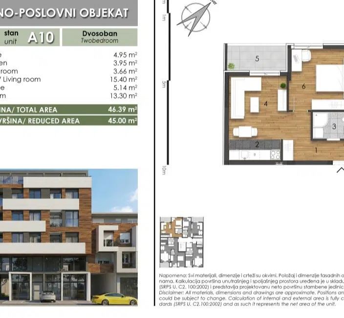 Odličan dvosoban stan u izgradnji na Telepu – Novi Sad | Linea Casa