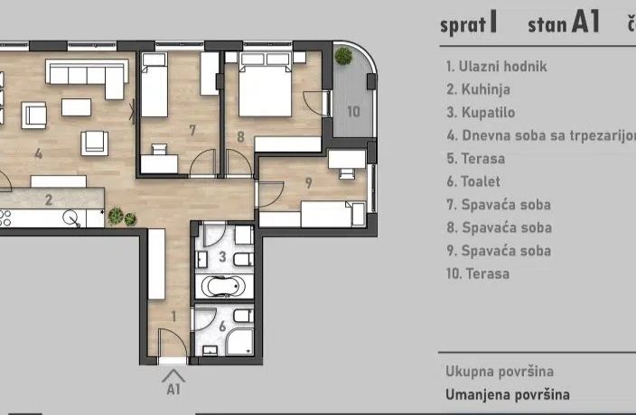 Četvorosoban stan u izgradnji - Socijalno. – Novi Sad | Linea Casa
