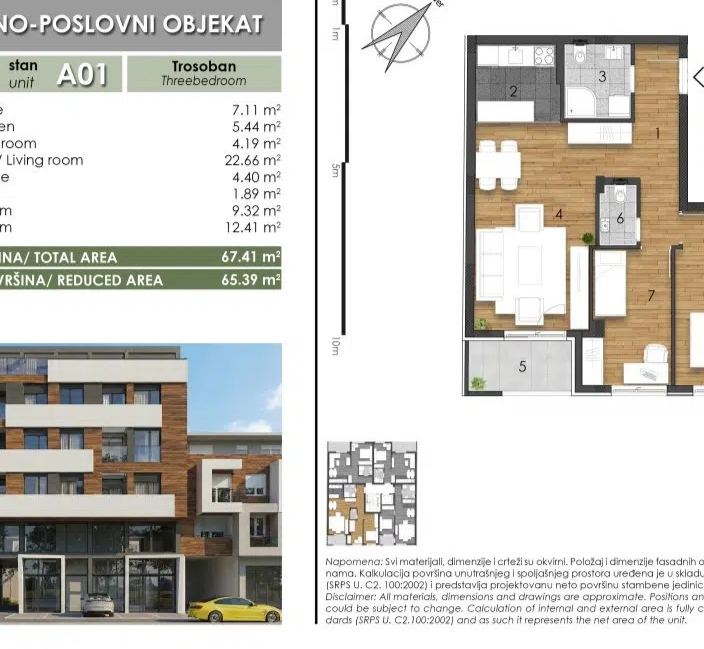 Trosoban stan na Telepu – Novi Sad | Linea Casa